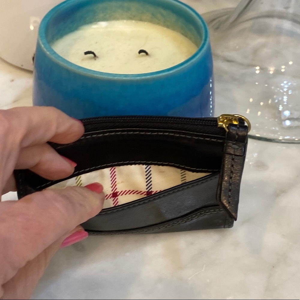 COACH BLACK LEATHER HORSE AND CARRIAGE WALLET!🖤 - Picture 5 of 6